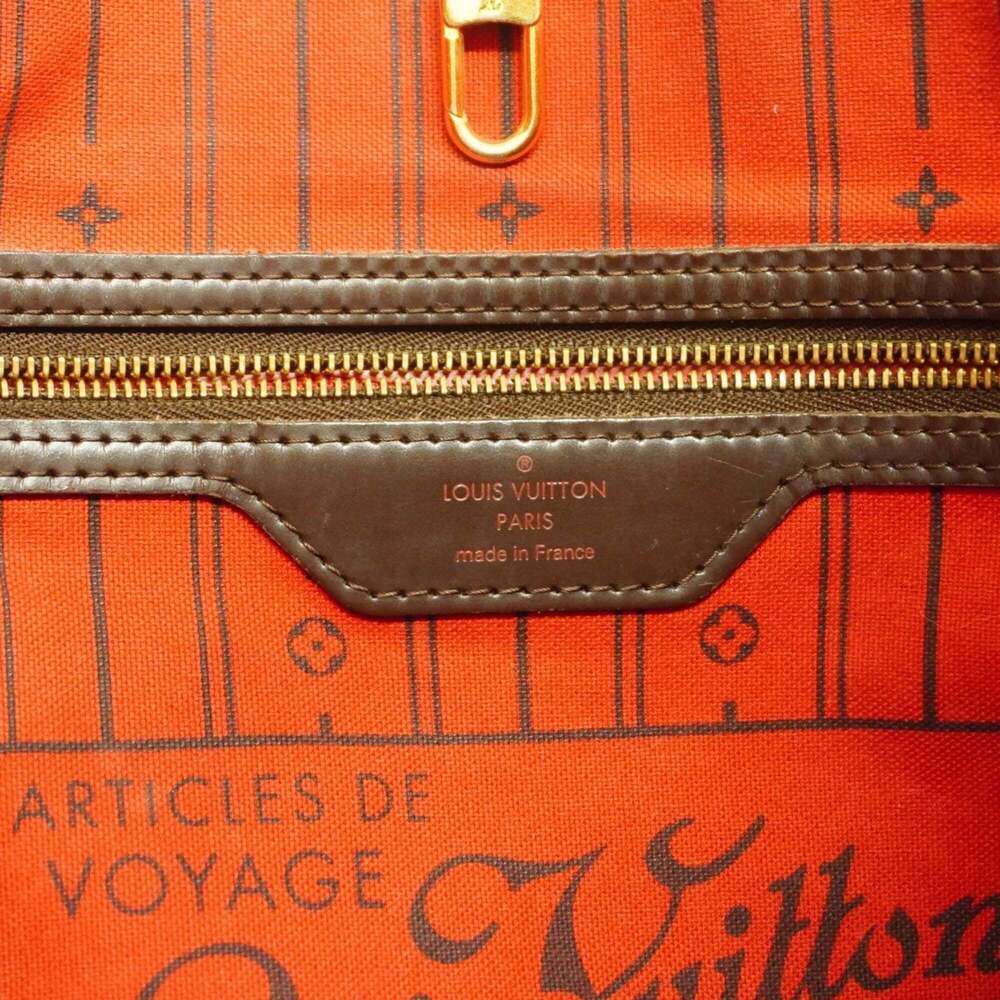 LOUIS VUITTON Brown Damier Neverfull MM Tote Bag - Picture 5 of 16